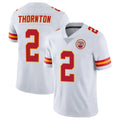 Davalo KC.Chiefs #2 Tyquan Thornton Player White Limited Vapor Untouchable Home Game Stitched Jerseys
