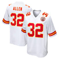Davalo KC.Chiefs #32 Marcus Allen Player White Home Game Stitched Jerseys
