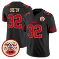 Davalo KC.Chiefs #32 Nick Bolton Player Black Limited Vapor F.U.S.E. Home Game Stitched Jerseys