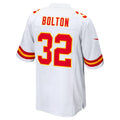Davalo KC.Chiefs #32 Nick Bolton Player White Home Game Stitched Jerseys
