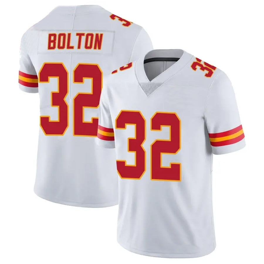 Davalo KC.Chiefs #32 Nick Bolton Player White Vapor Limited Stitched Jerseys