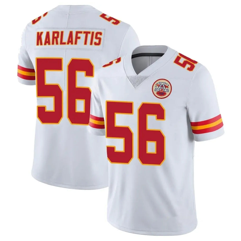 Davalo KC.Chiefs #56 George Karlaftis Player White Limited Vapor Untouchable Home Game Stitched Jerseys