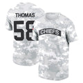 Davalo KC.Chiefs #58 Derrick Thomas Player Salute to Service Hoodies & T-Shirts Stitched Jerseys