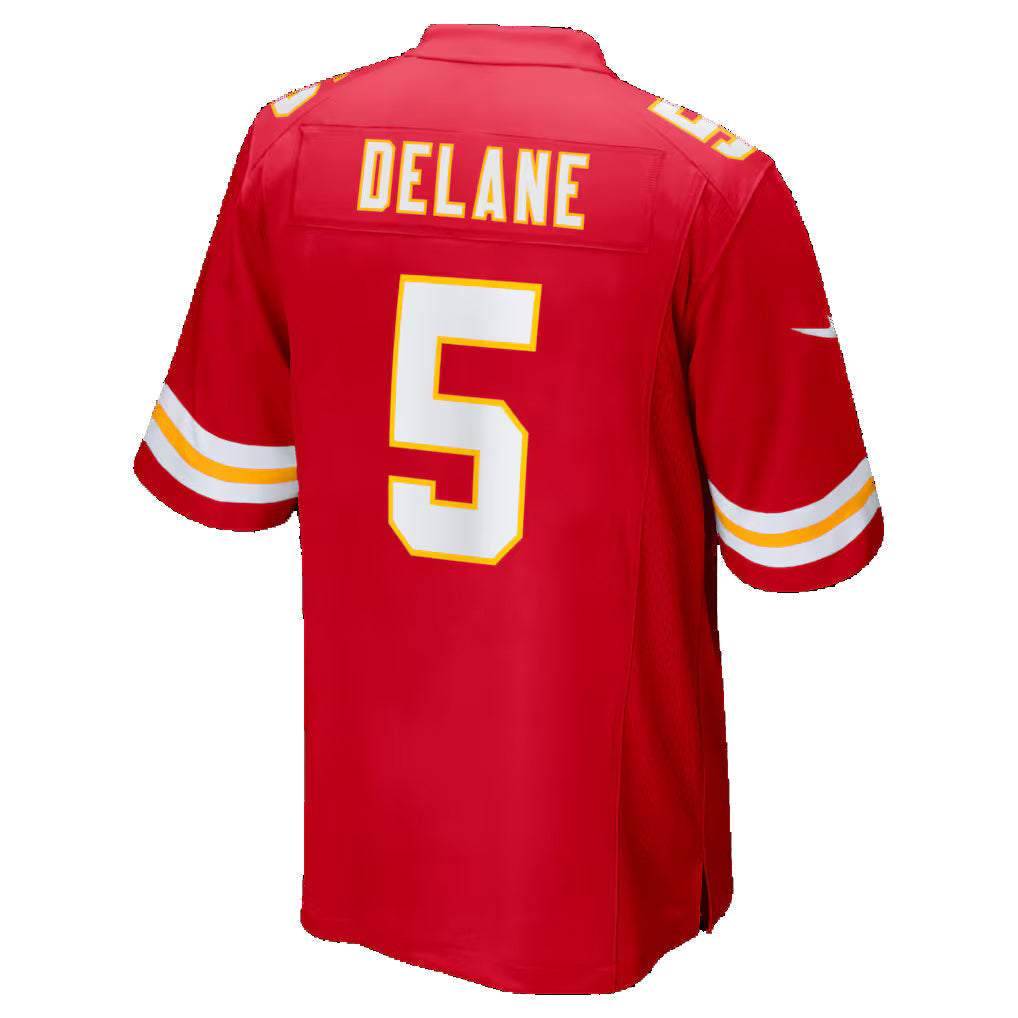 Davalo KC.Chiefs #5 Mansoor Delane Red 2026 Draft First Round Pick No. 6 Team Game Stitched Jerseys