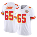 Davalo KC.Chiefs #65 Trey Smith Player White Limited Vapor F.U.S.E. Home Game Stitched Jerseys
