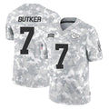 Davalo KC.Chiefs #7 Harrison Butker Player Limited Arctic Camo Salute to Service Stitched Jerseys