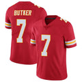 Davalo KC.Chiefs #7 Harrison Butker Player Red Vapor Limited Stitched Jerseys