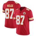 Davalo KC.Chiefs #87 Travis Kelce Player Red Limited Vapor Untouchable Home Game Stitched Jerseys