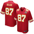 Davalo KC.Chiefs #87 Travis Kelce Player Red Team Color Game Stitched Jerseys