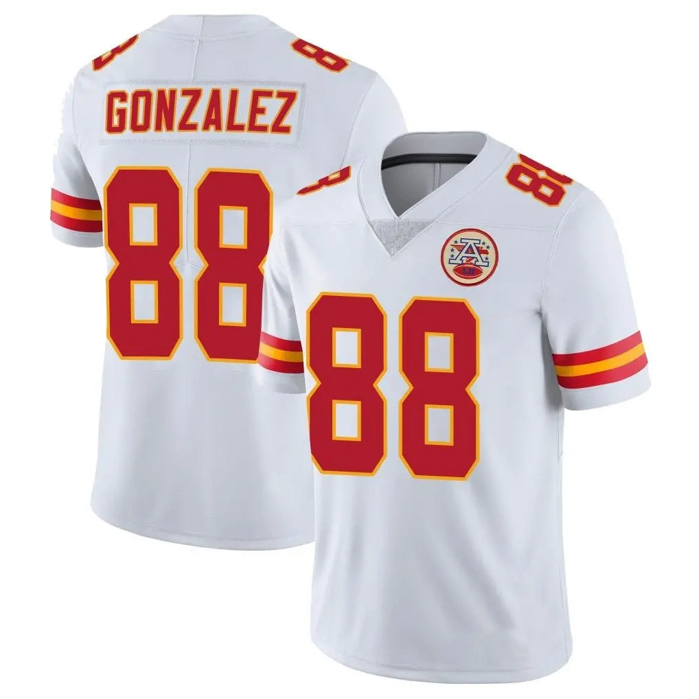 Davalo KC.Chiefs #88 Tony Gonzalez Player White Limited Vapor Untouchable Home Game Stitched Jerseys
