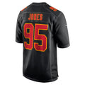 Davalo KC.Chiefs #95 Chris Jones Player Black Fashion Game Stitched Jerseys