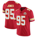 Davalo KC.Chiefs #95 Chris Jones Player Red Limited Vapor Untouchable Home Game Stitched Jerseys