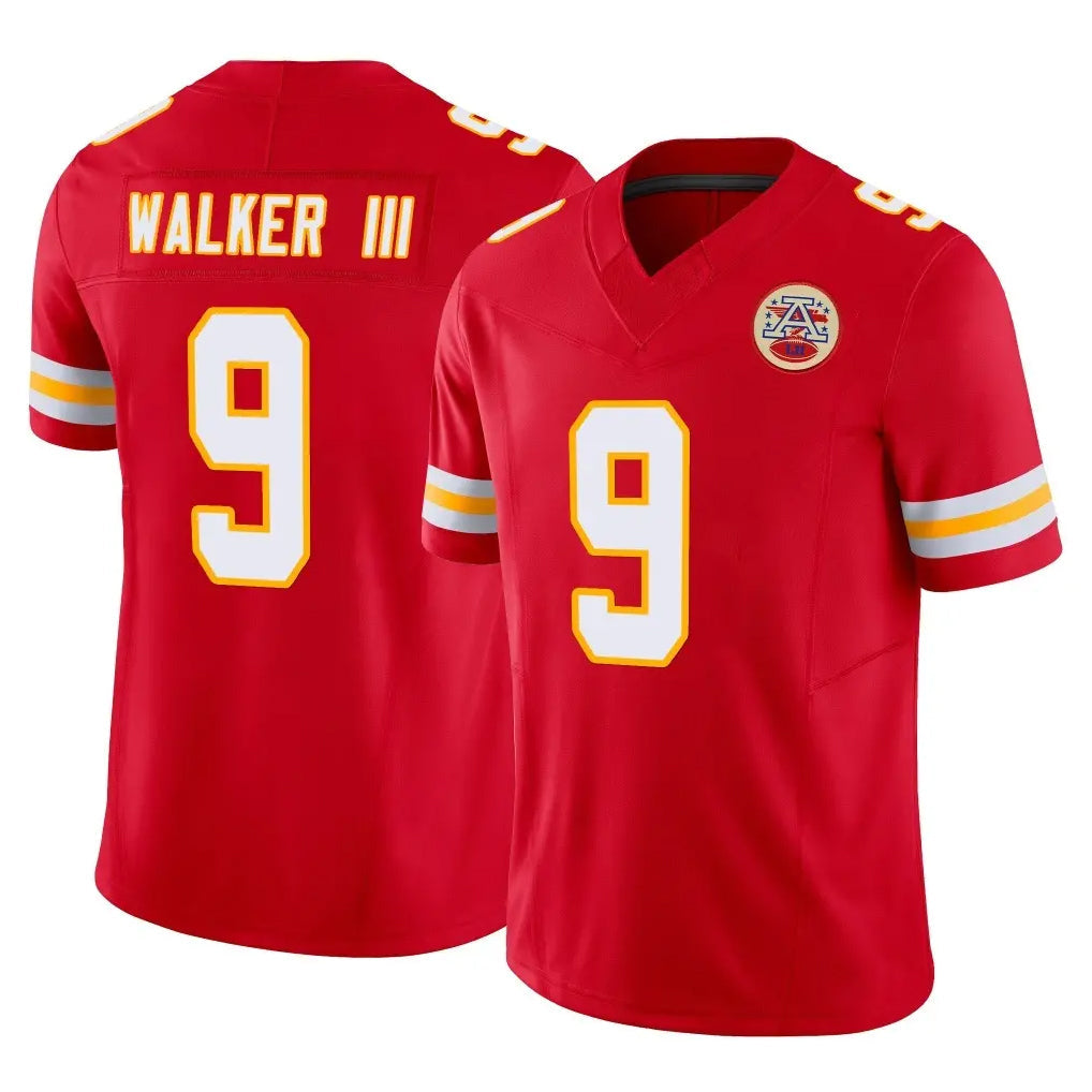 Davalo KC.Chiefs #9 Kenneth Walker III Player Red Limited Vapor F.U.S.E. Home Game Stitched Jerseys