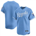 Davalo KC.Royals Light Blue Alt Limited Home Blank Player Stitched Jerseys