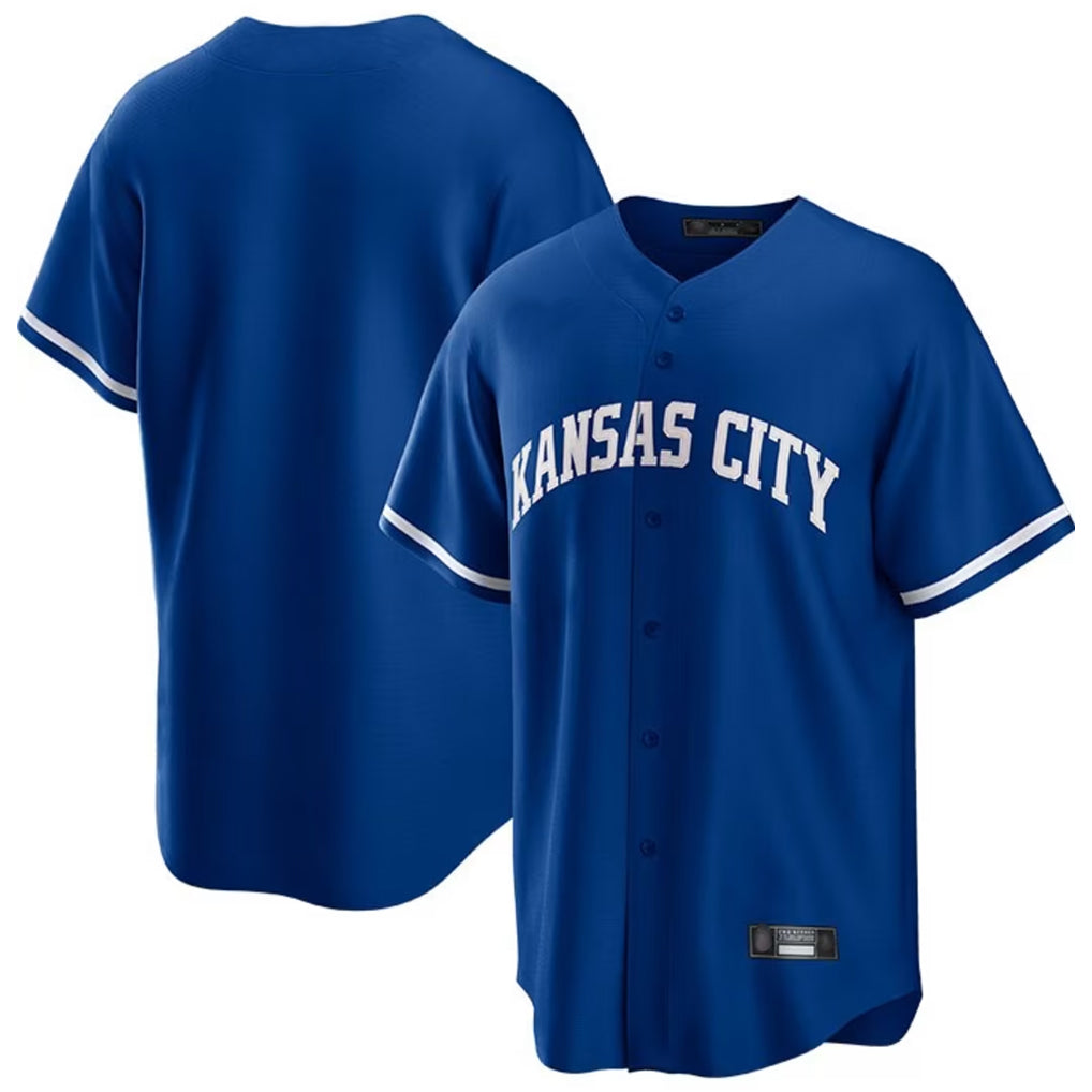 Davalo KC.Royals Royal Game Home Blank Player Stitched Jerseys