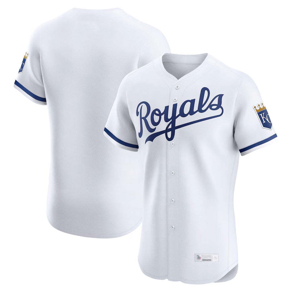 Davalo KC.Royals White Alt Limited Elite Home Blank Player Stitched Jerseys
