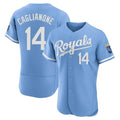 Davalo KC.Royals #14 Jac Caglianone Player Light Blue Alt Limited Elite Home Stitched Jerseys