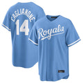 Davalo KC.Royals #14 Jac Caglianone Player Light Blue Home Game Stitched Jerseys
