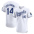 Davalo KC.Royals #14 Jac Caglianone Player White Alt Limited Elite Home Stitched Jerseys