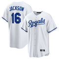 Davalo KC.Royals #16 Bo Jackson Player White Home Game Stitched Jerseys