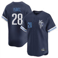 Davalo KC.Royals #28 Kyle Isbel Player Navy City Connect Limited Home Stitched Jerseys