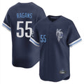Davalo KC.Royals #55 Cole Ragans Player Navy City Connect Limited Home Stitched Jerseys