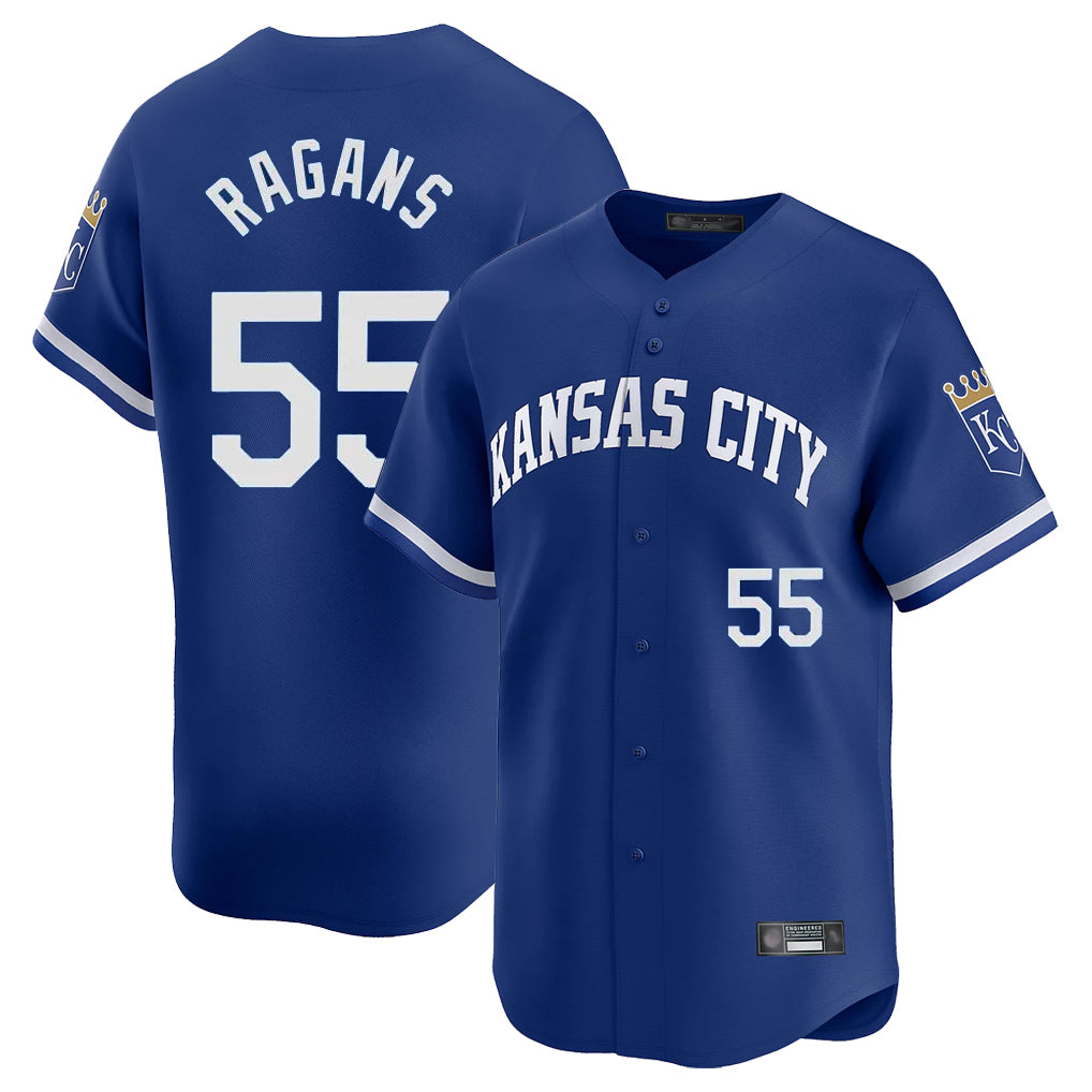 Davalo KC.Royals #55 Cole Ragans Player Royal City Connect Limited Home Game Stitched Jerseys