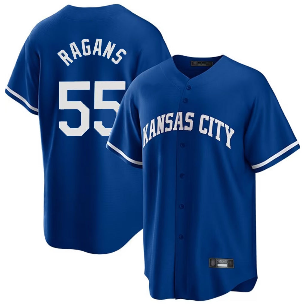 Davalo KC.Royals #55 Cole Ragans Player Royal Game Home Stitched Jerseys
