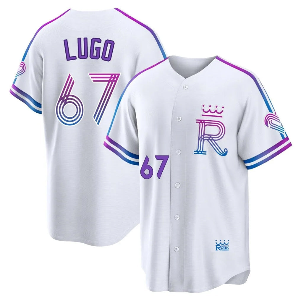 Davalo KC.Royals #67 Seth Lugo Player White 2026 City Connect Limited Home Stitched Jerseys