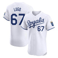 Davalo KC.Royals #67 Seth Lugo Player White Alt Limited Elite Home Stitched Jerseys
