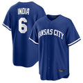 Davalo KC.Royals #6 Jonathan India Player Royal Game Home Stitched Jerseys
