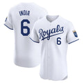 Davalo KC.Royals #6 Jonathan India Player White Alt Limited Elite Home Stitched Jerseys