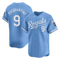 Davalo KC.Royals #9 Vinnie Pasquantino Player Light Blue Alt Limited Home Stitched Jerseys