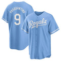 Davalo KC.Royals #9 Vinnie Pasquantino Player Light Blue Home Game Stitched Jerseys