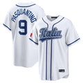 Davalo KC.Royals #9 Vinnie Pasquantino Player White Italy 2026 WBC Classic Home Stitched Jerseys