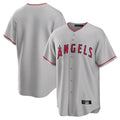 Davalo LA.Angels Gray Home Game Blank Player Stitched Jerseys