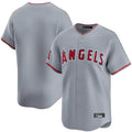 Davalo LA.Angels Gray Home Limited Blank Player Stitched Jerseys