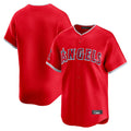 Davalo LA.Angels Red Home Limited Blank Player Stitched Jerseys
