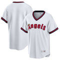 Davalo LA.Angels White T-shirt Home Game Blank Player Stitched Jerseys