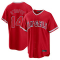 Davalo LA.Angels #14 Logan O'Hoppe Player Red Home Game Stitched Jerseys