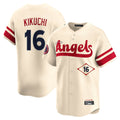 Davalo LA.Angels #16 Yusei Kikuchi Player Cream City Connect Limited Home Stitched Jerseys