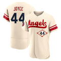 Davalo LA.Angels #44 Ben Joyce Player Cream City Connect Limited ELite Home Stitched Jerseys