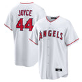 Davalo LA.Angels #44 Ben Joyce Player White Home Game Stitched Jerseys
