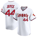 Davalo LA.Angels #44 Ben Joyce Player White T-shirt Home Limited Stitched Jerseys