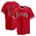 Davalo LA.Angels #9 Zach Neto Player Red Home Game Stitched Jerseys