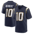 Davalo LA.Chargers #10 Justin Herbert Player Navy Alternate Home Game Stitched Jerseys