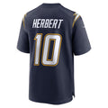 Davalo LA.Chargers #10 Justin Herbert Player Navy Home Game Stitched Jerseys