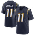 Davalo LA.Chargers #11 Cameron Dicker Player Navy Alternate Home Game Stitched Jerseys