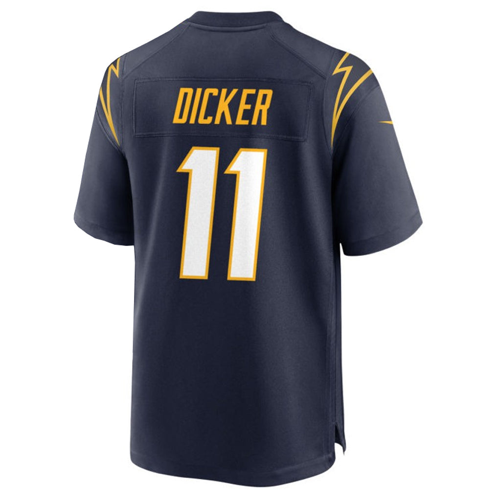 Davalo LA.Chargers #11 Cameron Dicker Player Navy Home Game Stitched Jerseys