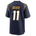 Davalo LA.Chargers #11 Cameron Dicker Player Navy Home Game Stitched Jerseys